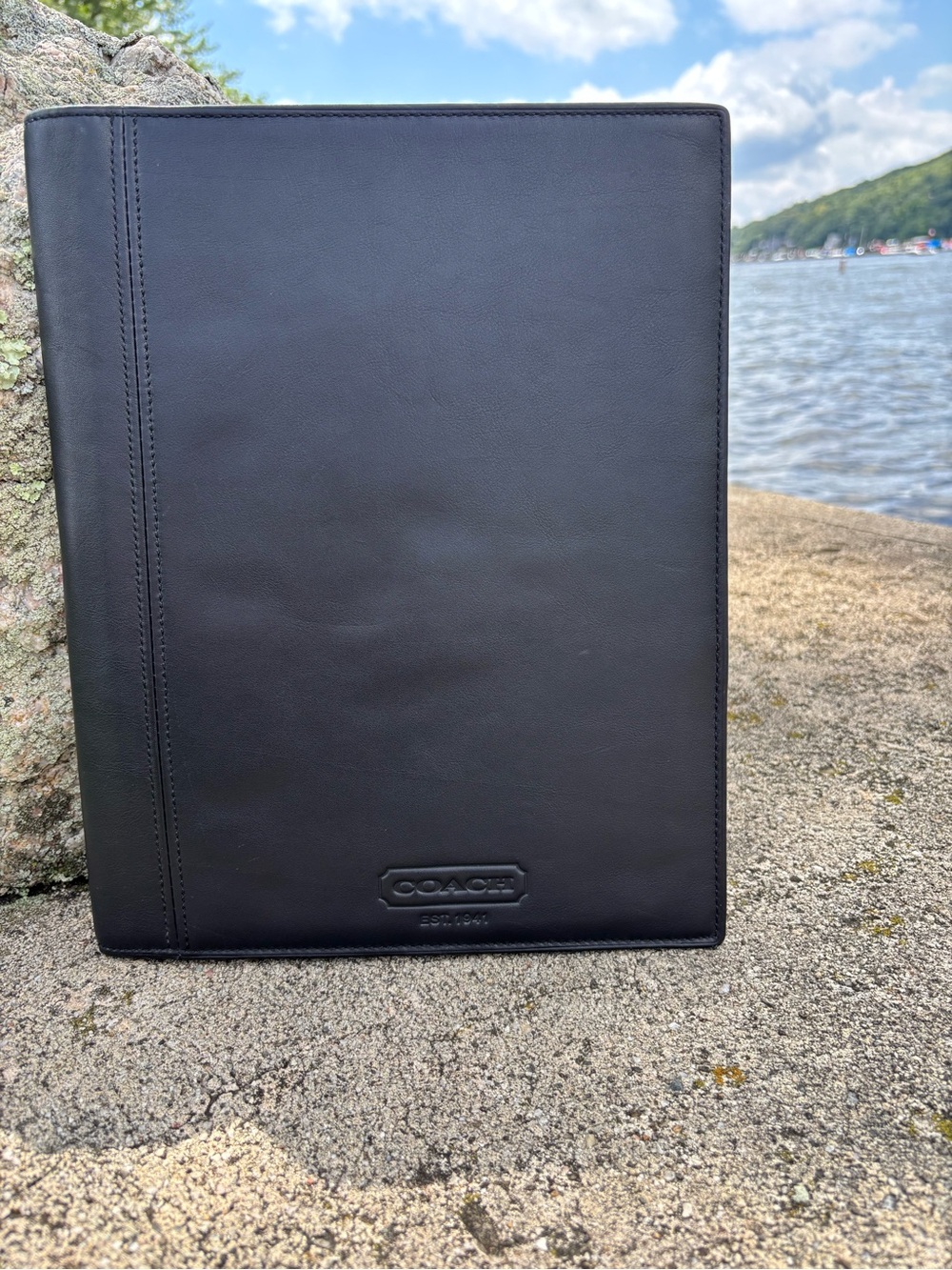 Coach Leather Padfolio Portfolio Organizer